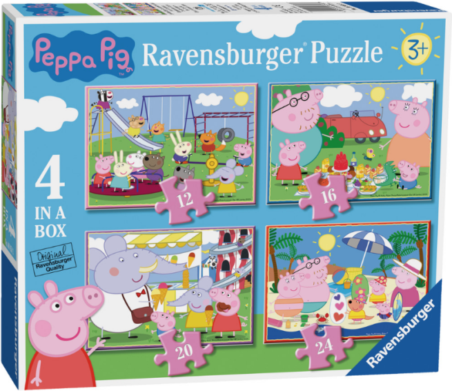 Peppa Pig 4 in Box Jigsaw