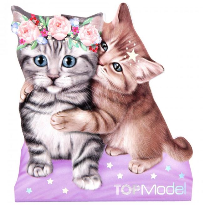 TOP Model Kitty & Doggy Memo Pad