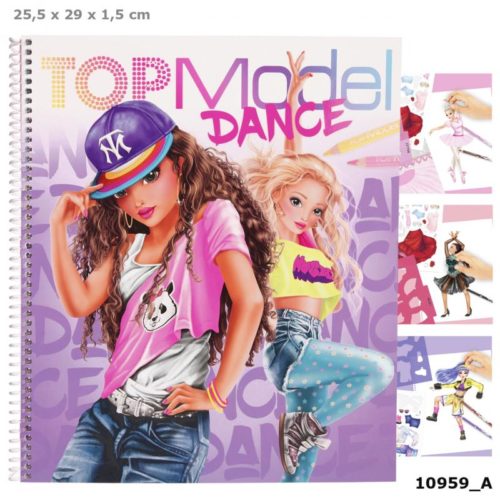 TOP Model DANCE Colouring Book