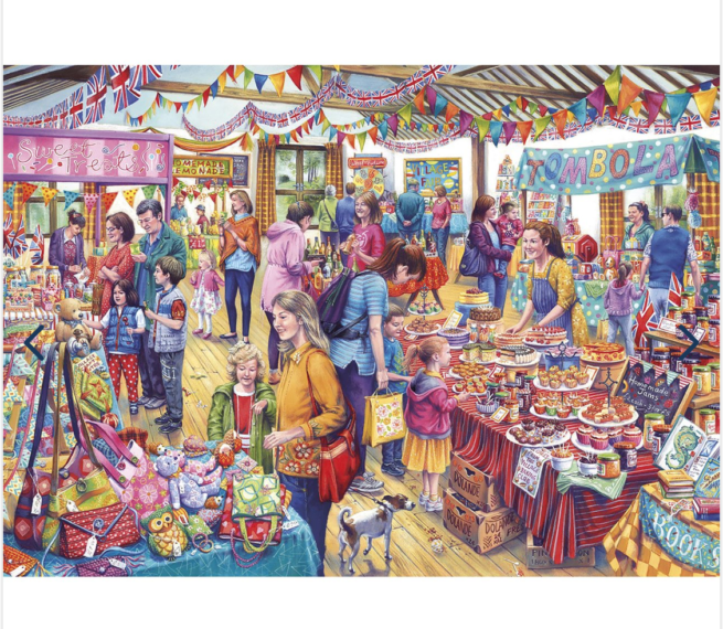 GIBSONS VILLAGE TOMBOLA EXTRA-LARGE PIECE PUZZLES