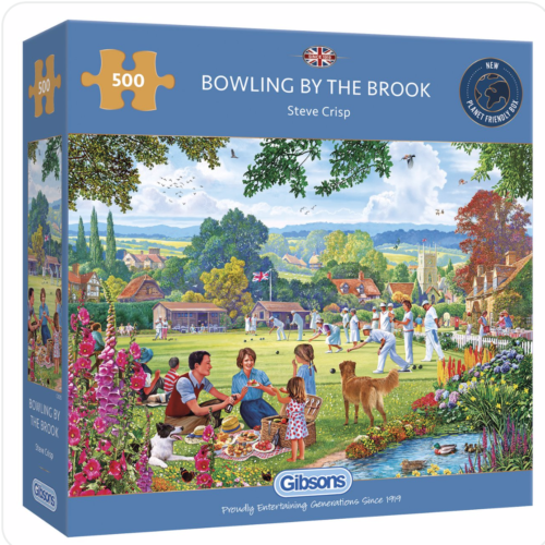 GIBSONS BOWLING BY THE BROOK 500 PIECE JIGSAW PUZZLE