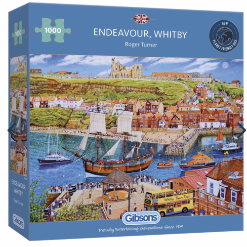 GIBSONS ENDEAVOUR, WHITBY 1000 PIECE JIGSAW PUZZLE