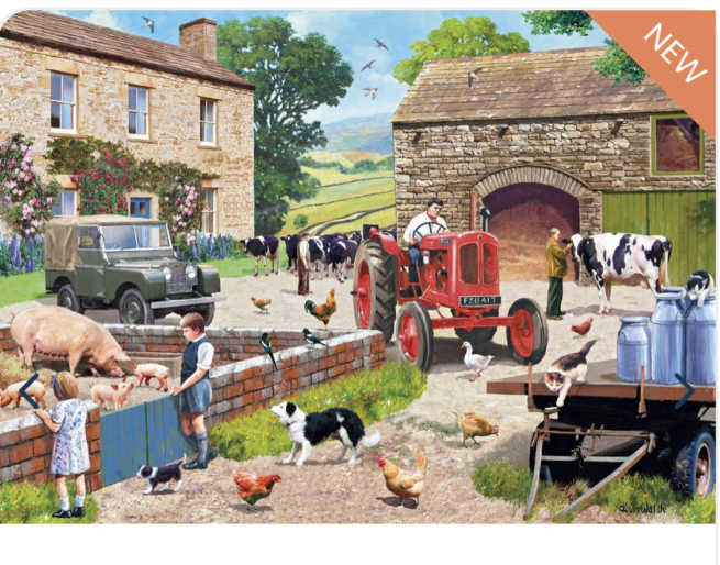 GIBSONS LIFE ON THE FARM 1000 PIECE JIGSAW PUZZLE