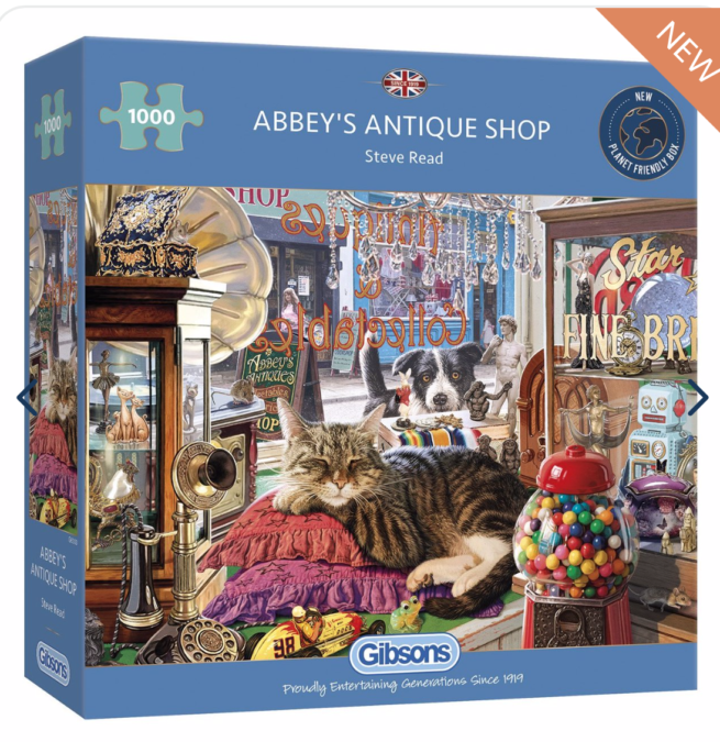 GIBSONS ABBEY’S ANTIQUE SHOP 1000 PIECE JIGSAW PUZZLE