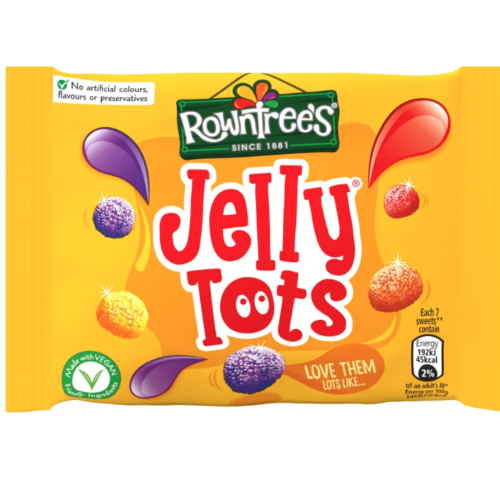 ROWNTREE’S JELLY TOTS SWEETS BAG 42G