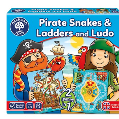 Pirate Snakes and Ladders & Ludo Board Game
