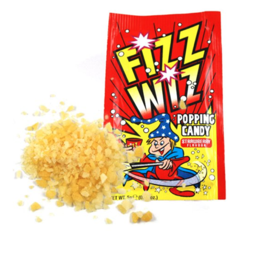 Fizz Wiz Popping Candy – Strawberry Flavour