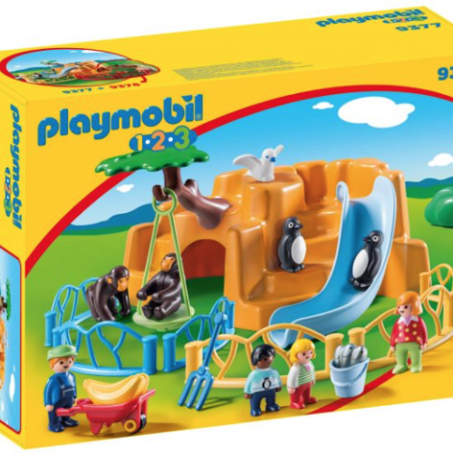 Playmobil 1.2.3 Zoo with Penguin Enclosure