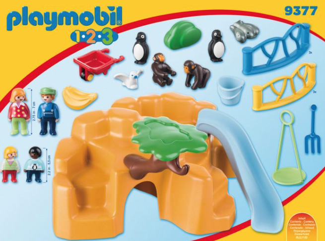 Playmobil 1.2.3 Zoo with Penguin Enclosure