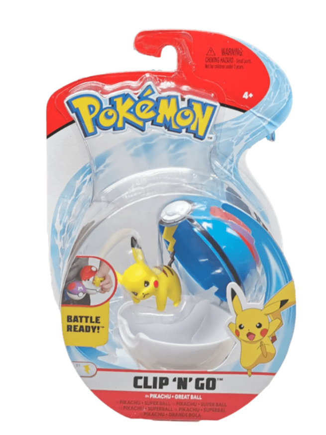 Pokémon Clip 'N' Go - Pikachu & Great Poké Ball