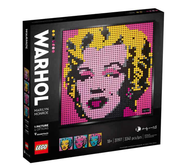 LEGO® Art Andy Warhol's Marilyn Monroe