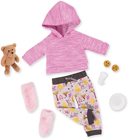 OUR GENERATION 70.30327 DELUXE BEAR HUGS OUTFIT
