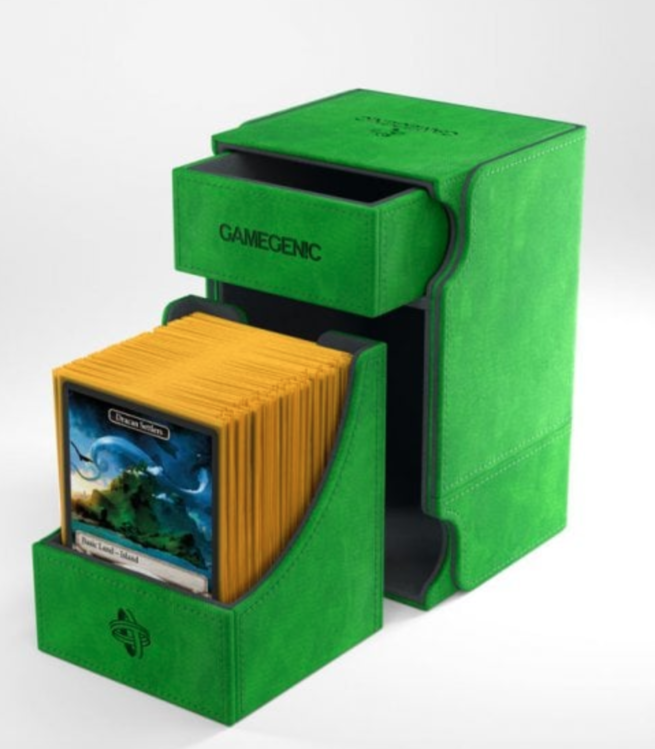 Gamegenic Watchtower 100+ Convertible Green Deck Box