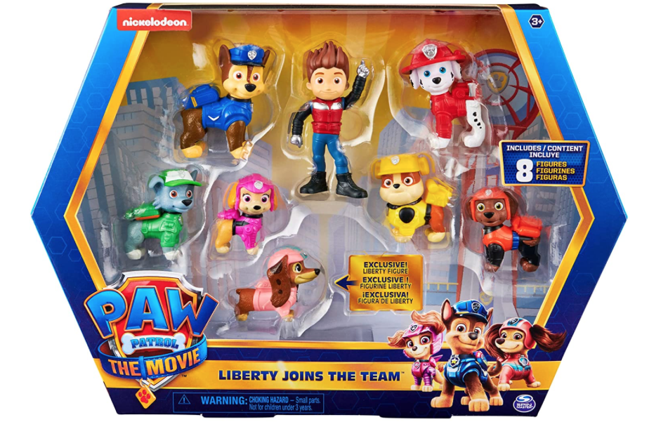 Paw Patrol Liberty Joins the Team, 8 Figure Pack - Sugacane Toys