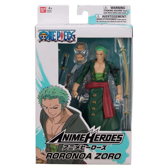 Anime Heroes One Piece Roronoa Zoro Figurine