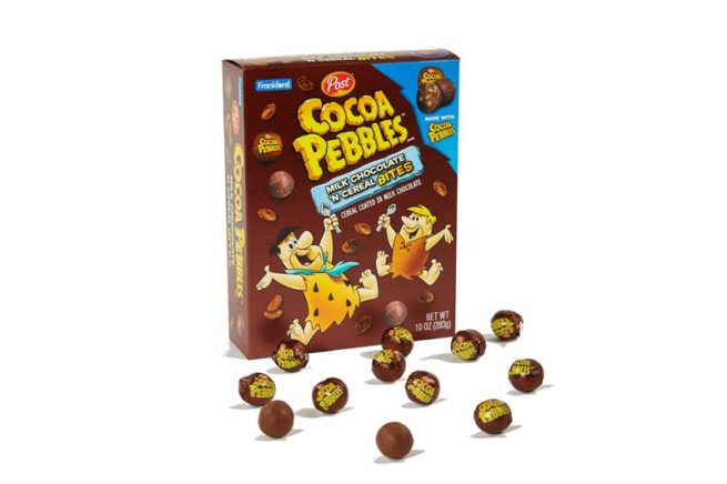 Cocoa pebbles candy bites