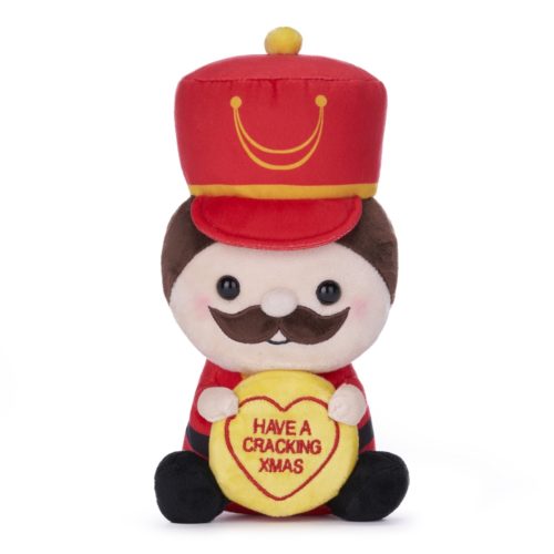 LoveHearts Swizzles Love Hearts 18CM Christmas Nutcracker Have A Cracking Xmas Plush Soft Toy