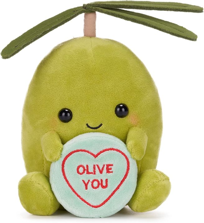 LoveHearts Swizzles 18CM Ollie Olive You Plush Soft Toy