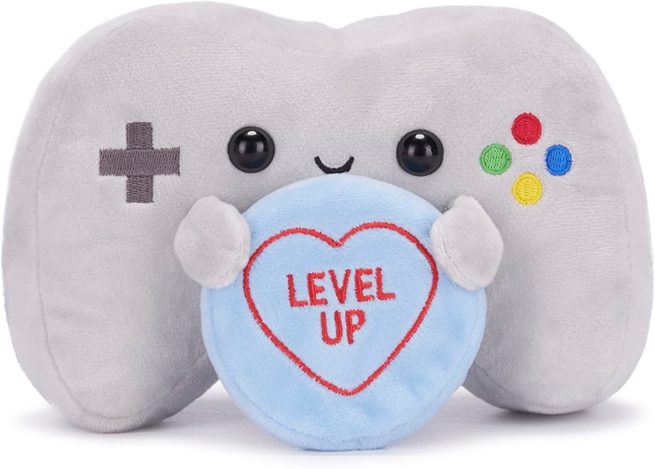 8CM (7-inches) Video Game Controller Level Up Plush Soft Toy