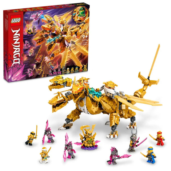 LEGO 71774 NINJAGO Lloyd’s Golden Ultra Dragon