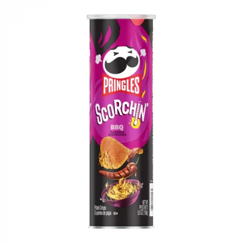 Pringles Scorchin’ BBQ Crisps