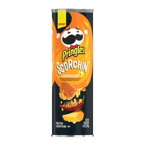 Pringles Scorchin’ Cheddar Crisps