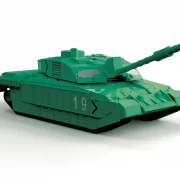 QUICKBUILD Challenger Tank Green - Image 2