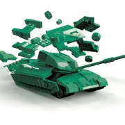 QUICKBUILD Challenger Tank Green - Image 3