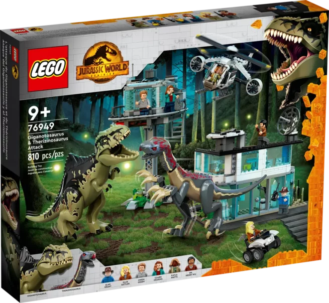 Lego Giganotosaurus & Therizinosaurus Attack 76949