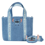 Loungefly Stitch Plush Sherpa Tote Bag With Coin Bag