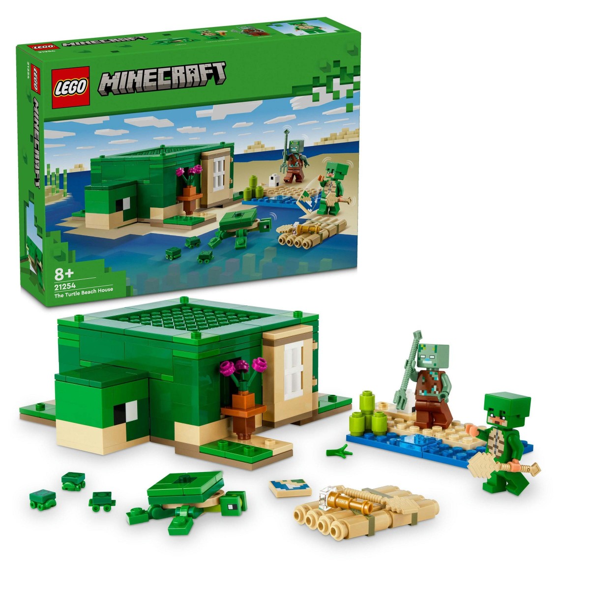 Lego Minecraft The Turtle Beach House 21254 - Sugacane Toys