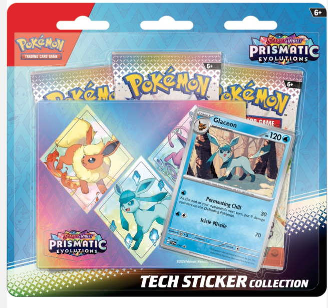 Prismatic Evolution Tech Sticker Collection