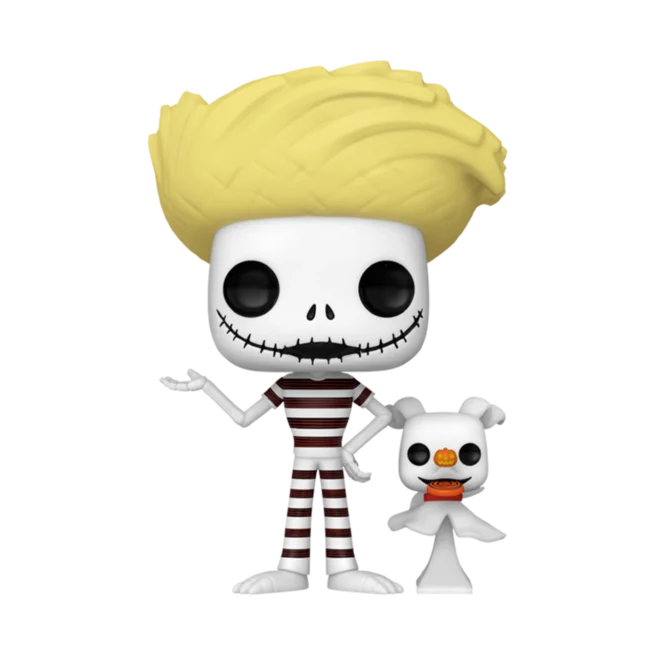 Beach Jack With Zero 1470 Nightmare Before Christmas Funko Pop Vinyl - Image 2