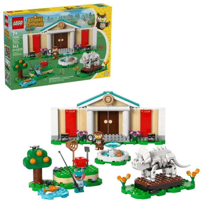 Lego Animal Crossing Blathers's Museum Collection 77056