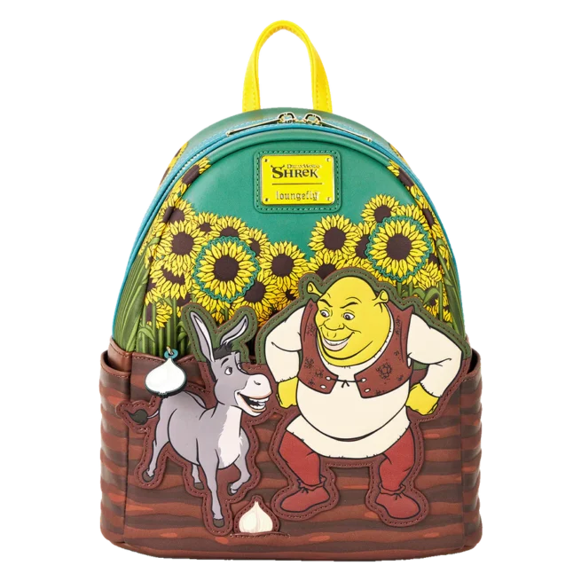 LOUNGEFLY SHREK SPRING VIBES MINI BACKPACK - DREAMWORKS