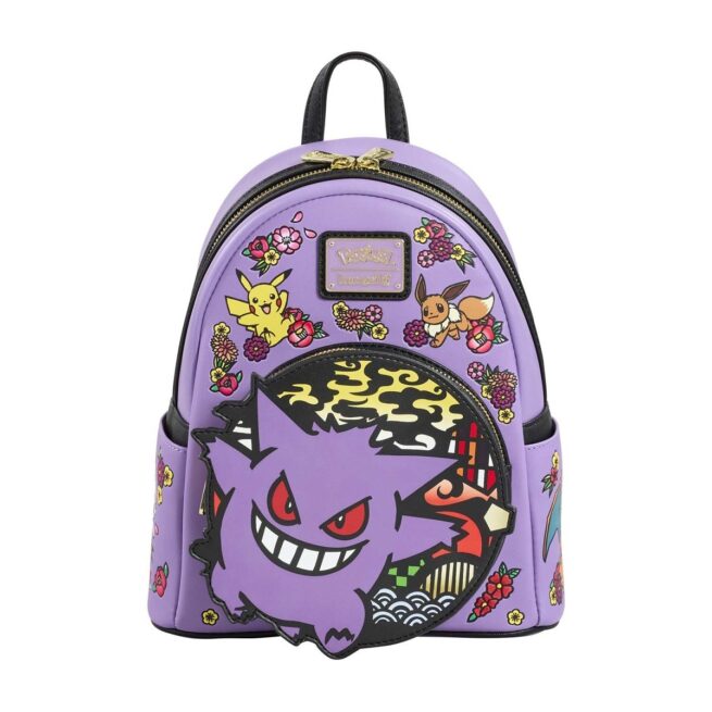 LOUNGEFLY Gengar Embroidered Mini Backpack - POKEMON