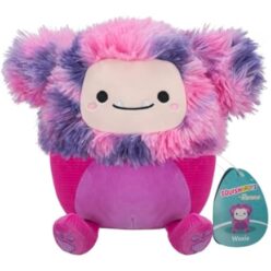 Squishmallows Woxie the Pink & Purple Tie-Dye Bigfoot Halloween 7.5inch plush