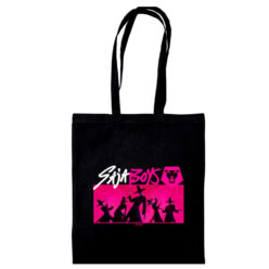 Your Idol Saja Boys K-Pop Demon Hunters Black Tote Bag