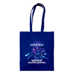 K-Pop Demon Hunters (Trio) Navy Blue Tote Bag